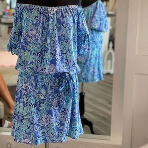 Lilly Pulitzer Samoa off the shoulder romper